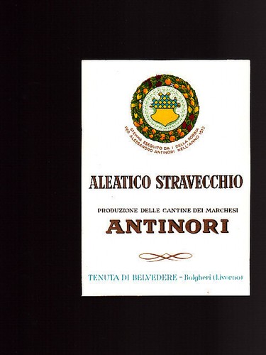Etichetta aleatico stravecchio - etichetta,