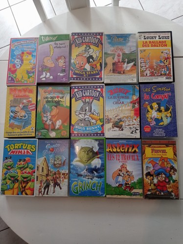Lot vhs dessins animés - de,