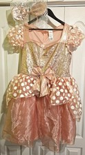 Costume Minnie Mouse oro rosa
