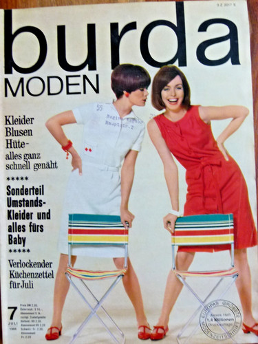 Vecchio quaderno moda burda - vecchio,