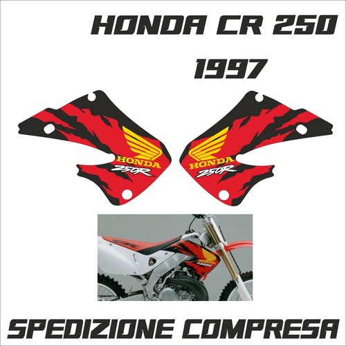Adesivi kristal honda cr250 - adesivi,
