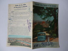 FIRENZE BUS autobus CIT vecchia brochure Pisa San Giminiano Sienna Fiesole orari