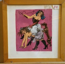 DANIELA ROMANO, LITOGRAFIA 25X25, INCORNICIATA 