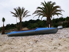 Canoa kayak Klepper modello Aerius II (2 posti) colore azzurro -condizione usato