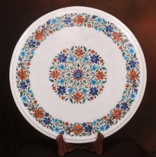 15 " Marmo Bianco Tavolino Top