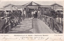 FRANCAVILLA AL MARE - Stabilimento Balneario di R.De Marco 1906 Cartolina