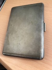 Punzoni Fascio,Portasigarette Argento 800,Argentiere Binazzi Adriana,FIrenze1937