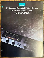 Sansui AU-G55X -G33X -G11X