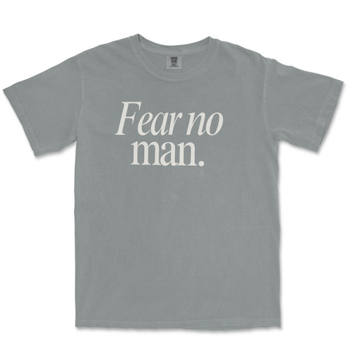 Maglietta fear man - no, grafica