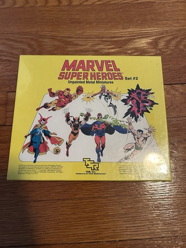 Tsr marvel metal miniatures - marvel,