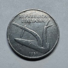 1951 Italy 10 Lire - Beautiful