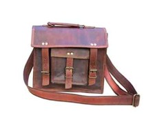 11 " Uomo Vintage Pelle Messenger Business Valigetta Cartella Borsa Un Perfetto