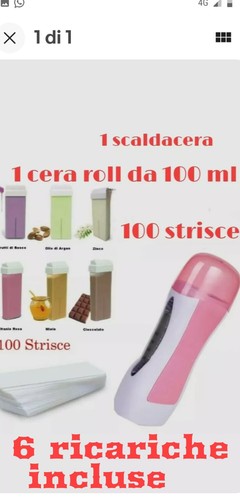 Kit scaldarullo 100 strisce - scaldarullo,