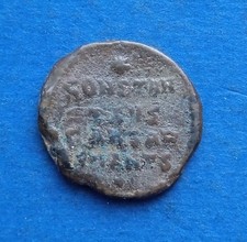 PREGIATA R2  EFFIGIE  A SINISTRA   AE3 FOLLIS COSTANTIVS II ANTICA MONETA ROMANA
