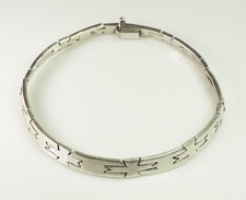 Collana Vintage Moderna Etnica Tribale In Argento Sterling Pesante Messico