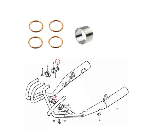 Honda cbx 550 - 550, guarnizioni