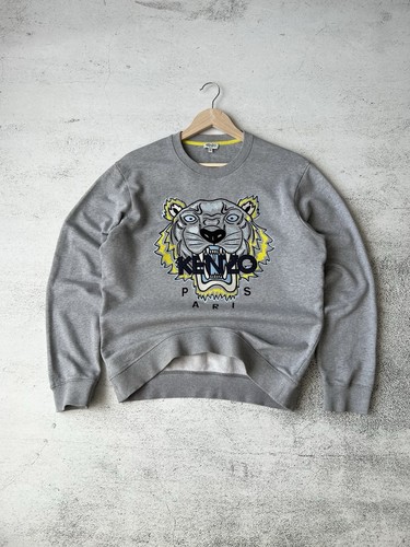 Kenzo grey tiger sweatshirt - kenzo,