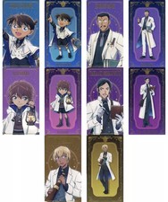 Carta Personaggio Set Completo di 10 "Detective Conan Astuccio Chiuso Trading Foil