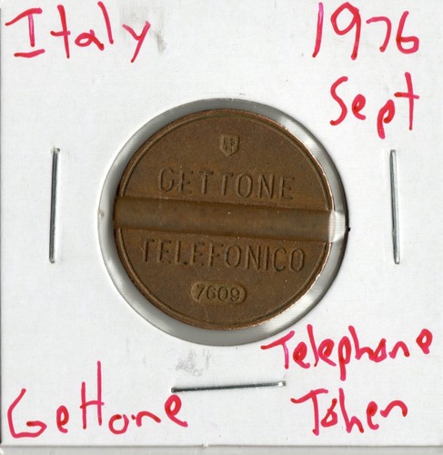 Gettone telefono italia - telefono,