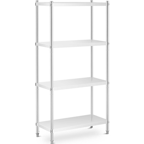 Scaffale inox 90x40x180 - inox, cm