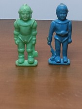 2 SOLDATINI FIGURINI ASTRONAUTI SPAZIALI PENSO TORGANO VINTAGE