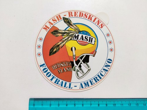 Adesivo redskins mash football - mash,