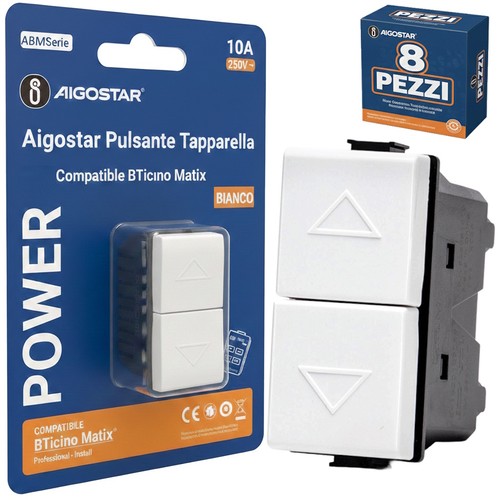 Aigostar pulsante tapparella - pulsante,