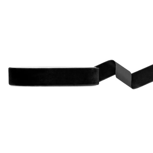 Nastro velluto nero - velluto, 25