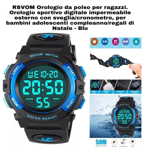 Orologio polso ragazzi e - da,