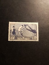 Francia Francobollo Coppa Mondo Di Calcio A Paris N°396 Nuovo MNH Denti Corta