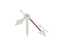 Kit 4 Lancette Sfere compatibili orologi rolex gmt explorer argento ca 3035 3135