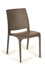 Offertissima Sedia Resina Da Giardino Esterno Cross Per Bar,Locali,Pub,Arredo