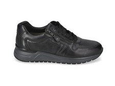 Valleverde Scarpa Uomo Comoda in Morbida Nappa Nera