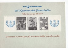 Foglietto poste italiane