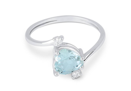 Anello demetra acquamarina - demetra,