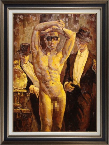 Dipinto olio mano - a,
