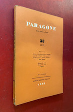 PARAGONE n.33 Ed. Sansoni (1952) Rivista Arte LONGHI BLOCH TESTORI MORLOTTI +++
