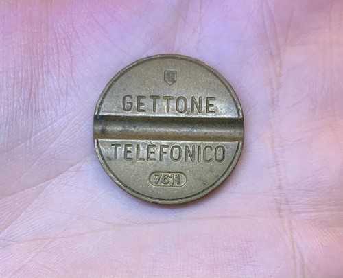 Gettone telefonico numero - numero, di