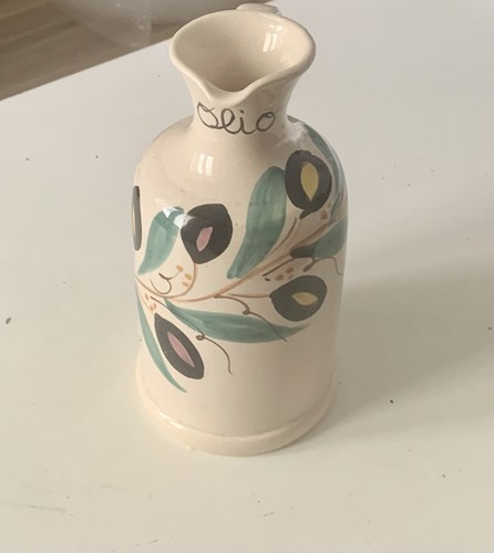 Oliera ceramica dipinta - in, a