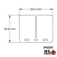 LAMELLE RICAMBIO VFORCE 3 HUSQVARNA WR 125 2000-2013 MOTO TASSINARI MT3P602H