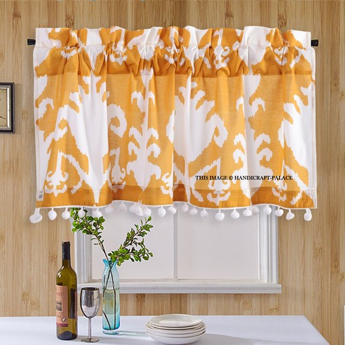 Moderno senape ikat cotone - senape,