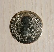 Gettone medaglia Leonardo da