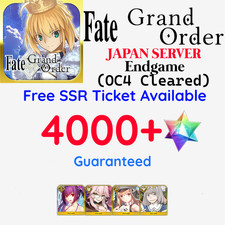 Fate Grand Order JP 4000 SQ + Castoria+Oberon+L Koyan+Skadi FGO Giappone