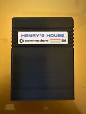 COMMODORE 64 HENRY'S HOUSE GIOCO CARTUCCIA CARTRIDGE TESTATA OTTIME CONDIZIONI