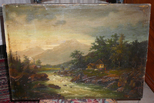 Romantico paesaggio montano - romantico,