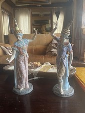 Ballerine siamesi/thailandesi in pensione Lladro - 2 5593 e 5592