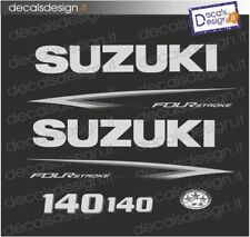 Adesivi motore marino fuoribordo Suzuki 140 cv four stroke 2022 restyling  