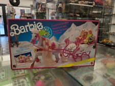 Barbie Ski Fun Blizzard Cavallina Con Slitta 2118 Mattel
