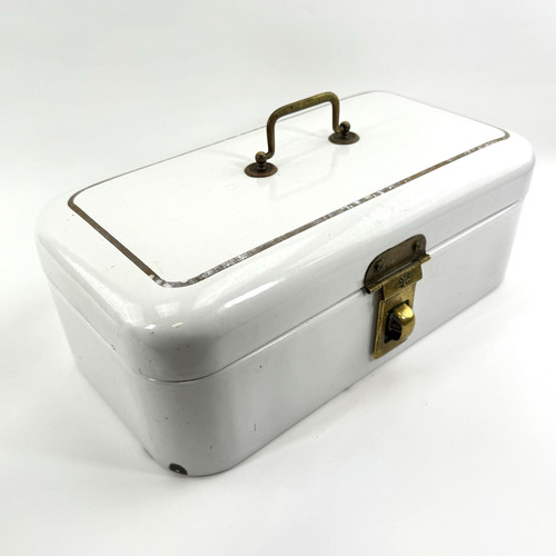 Portapane vintage smaltato