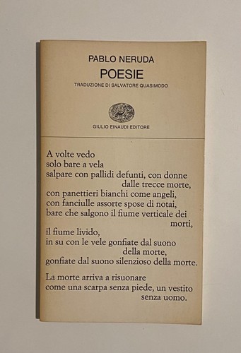 Poesie pablo neruda - poesie, di